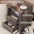 Hutchison Nightstand With Charging Station, Farmhouse Side Table With 2 Tiers Storage Drawer And 1 Open Wood Cubby For Bedroom, Office, Barnwood-123130952-99343115