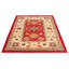 Tapis unique en laine noué à la main 6 pi 9 po x 9 pi 9 po nouvel âge Oke