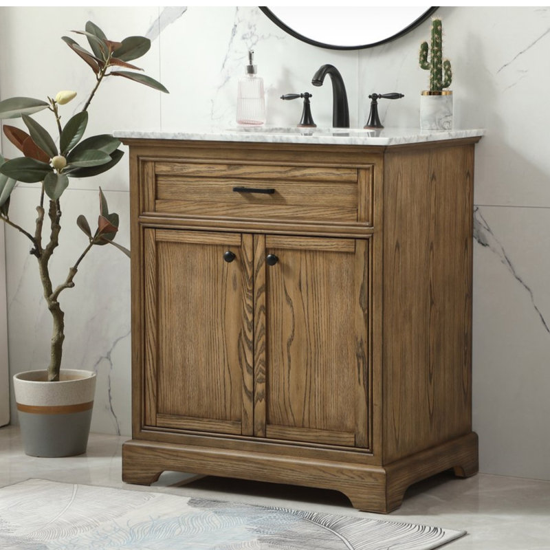 Ensemble de meuble-lavabo simple de 30 po Hermes, Driftwood