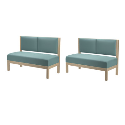 Banc rembourré en similicuir Simple Cafe