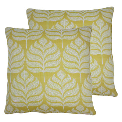 Geometric Square Cushion