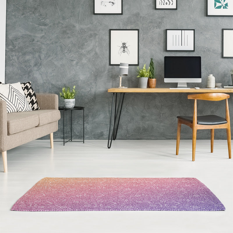 Chenille Indoor Rug, Rectangle 5' x 7'