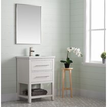 42 inch Bathroom Vanity Coastal Cottage Beach Style Distressed Teal Blue  Color (42Wx21.5Dx32