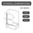 Goodyo 31"X55" Bathtub Screen Framless Shower Door Tempered Glass Shower Panel Matte Black