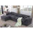 Amiyiah Upholstered L-shaped Couch With Ottoman Sectional-207874776