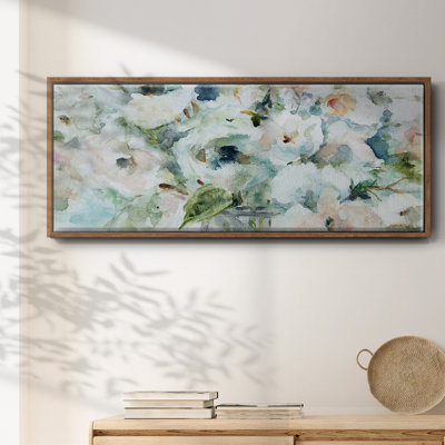 Blooming Softly- Framed Canvas