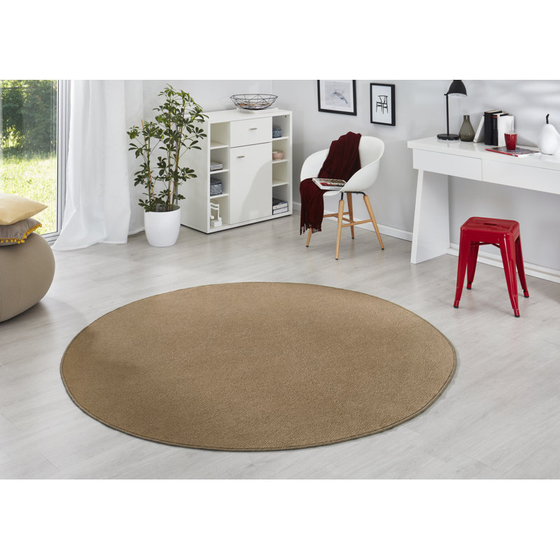 Fancy Brown Rug, Round 133cm