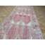 Tapis de couloir en Tapis décoratif laine rouge clair de conception unique 4 pi 8 po x 10 pi 4 po Corentin noué à la main