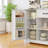 45.7" Farmhouse Sideboard Buffet Cabinet with 2 Cabinets, 1 Drawer & Open Shelves-744610084