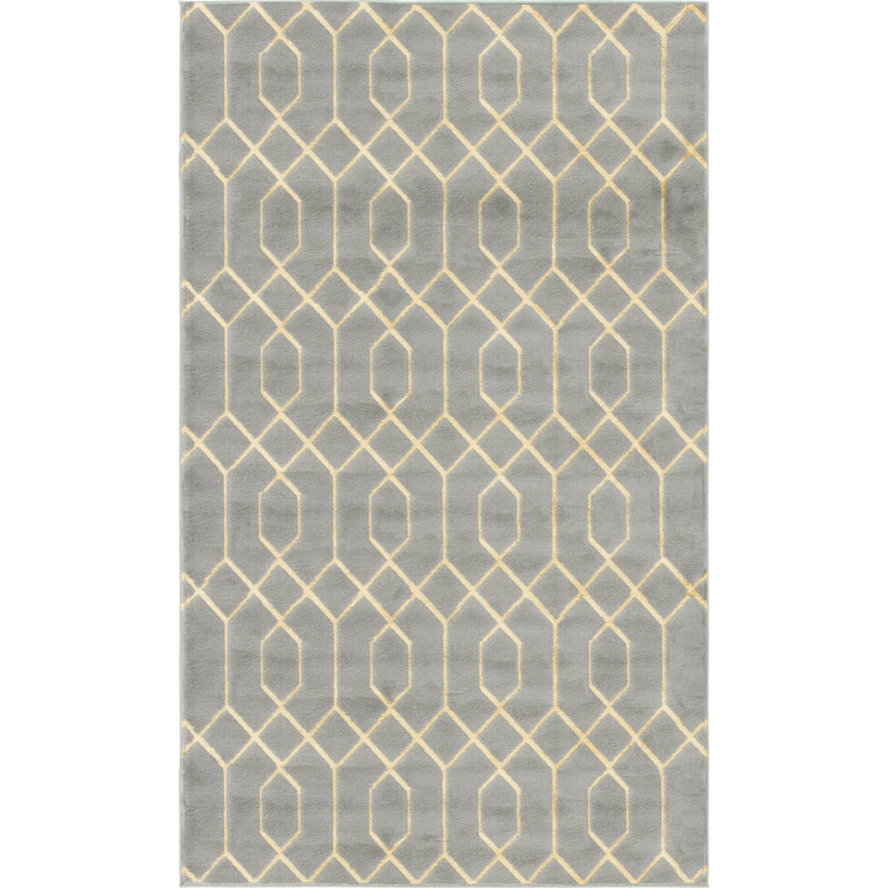 Geometric Area Rug, Rectangle 152 x 244cm