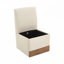 Ensemble de 2 chaises de salle à manger pivotantes 360 degrés avec rangement caché pour la vie