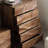 Walnut Wave Five-Drawer Chest