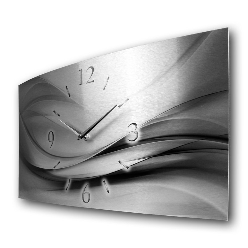 Metal Wall Clock, 50cm H x 25cm W x 5cm D