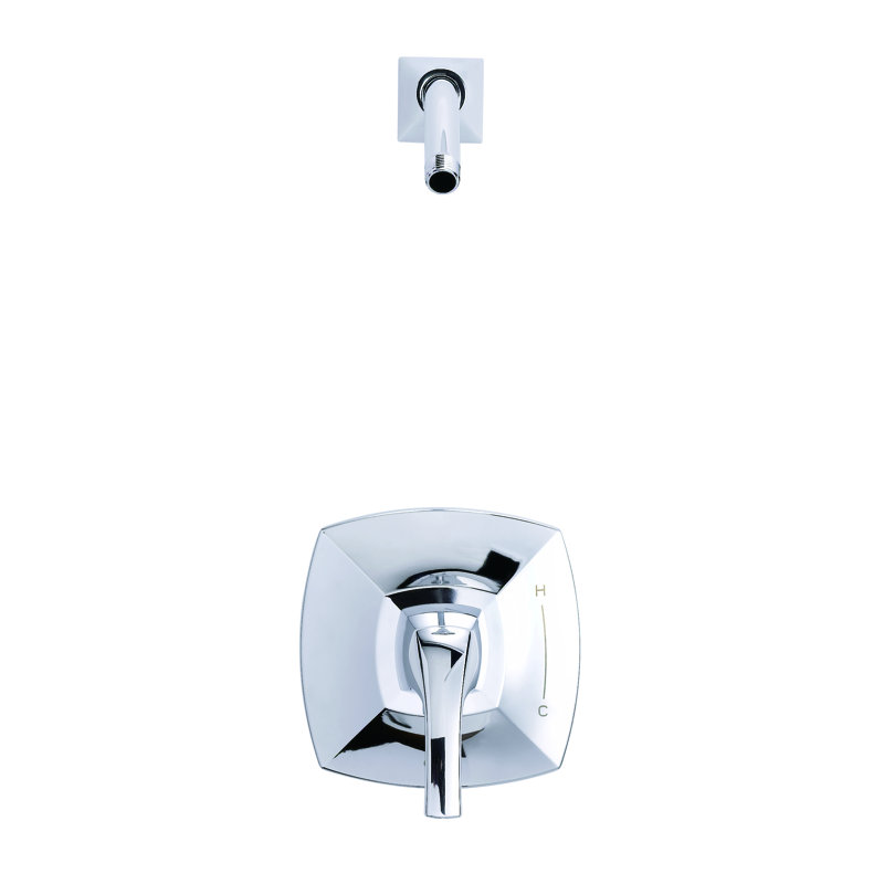 Ensemble de garniture de douche et cartouche treysta moins pomme douche 1h Vaughn, Chrome
