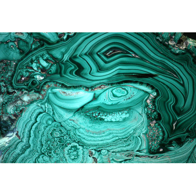The Malachite Cut by Catstail - Wrapped Canvas Print
