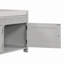 Banc de rangement avec 3 portes en forme de volet, banc à chaussures avec coussin amovible et espace de rangement caché-1593575698
