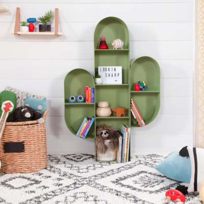 Cactus 48" H x 8" W Steel Chip Resistant Tree Bookcase