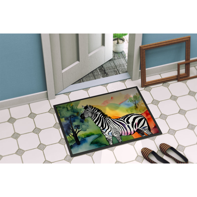 Lohla Non-Slip Doormat, L 18 po x L 27 po