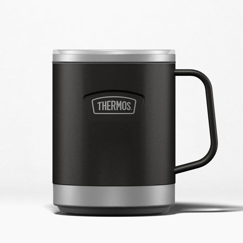 Stainless Steel Coffee Mug, Black