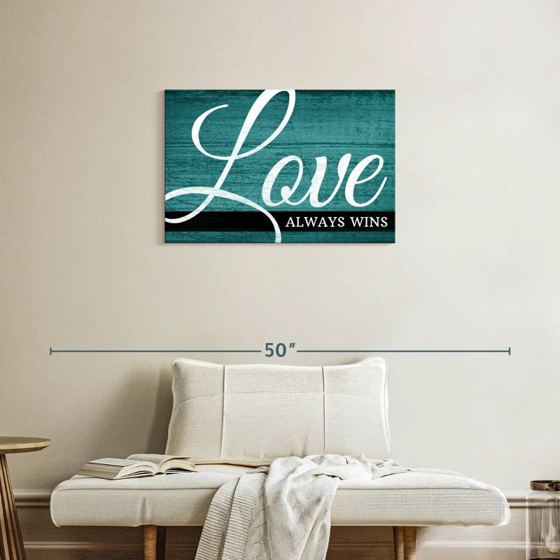 Tergel Love Always Wins II, H 20 po x l 30 po