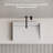 MonBlari 18" X 14" Rectangle Solid Surface Matte White Vessel Sink-120971973-131188101