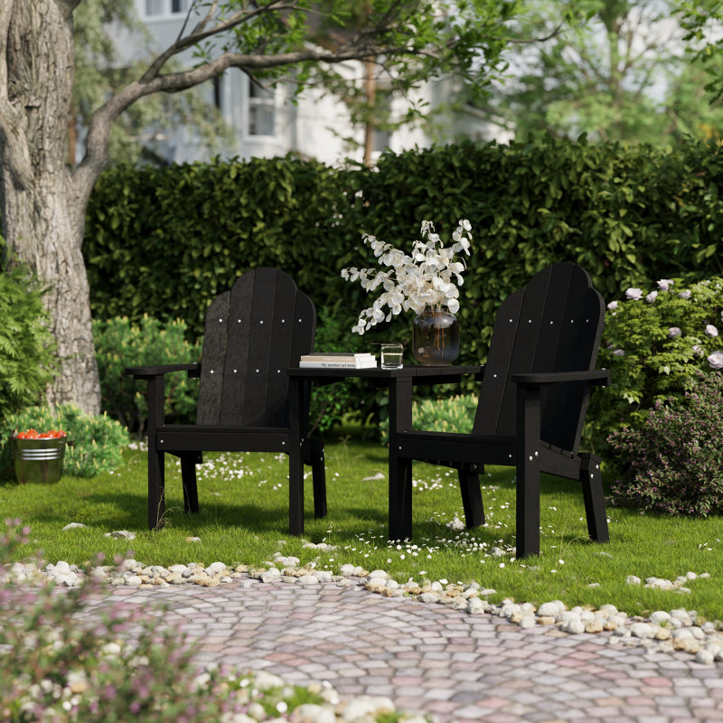 Chaise longue classique Tete-A-Tete, Noir