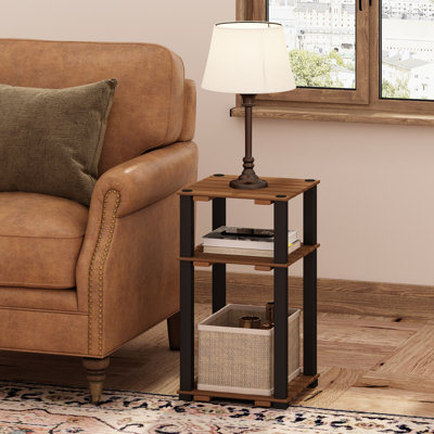 Yailene Solid Wood Top End Table