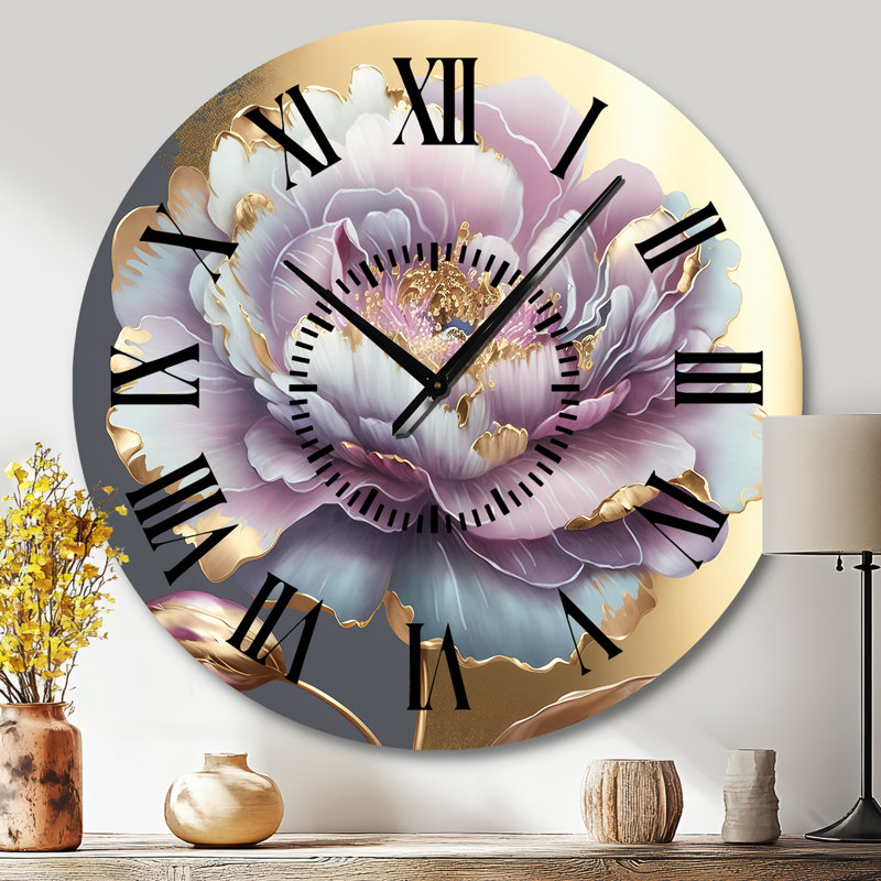 Horloge murale florale et botanique, Grand