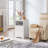 Anitrea 2-Drawer Wooden Nightstand with Open Shelf-1981874