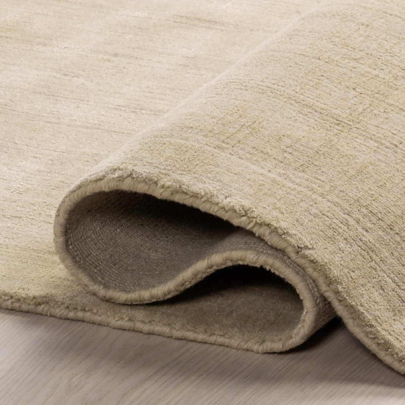 Tapis en mélange de laine moucheté Lahjar, Tapis de couloir 2 pi 6 po x 8 pi