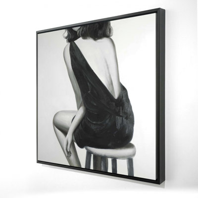 Jolie femme, reproduction sur toile