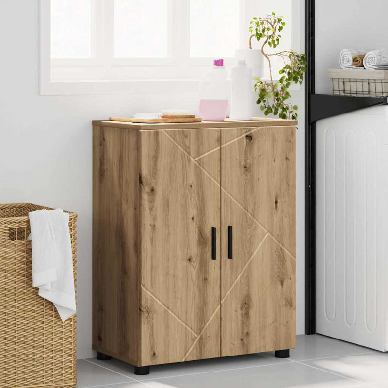 60cm Bathroom Vanity Base Only, Artisan Oak