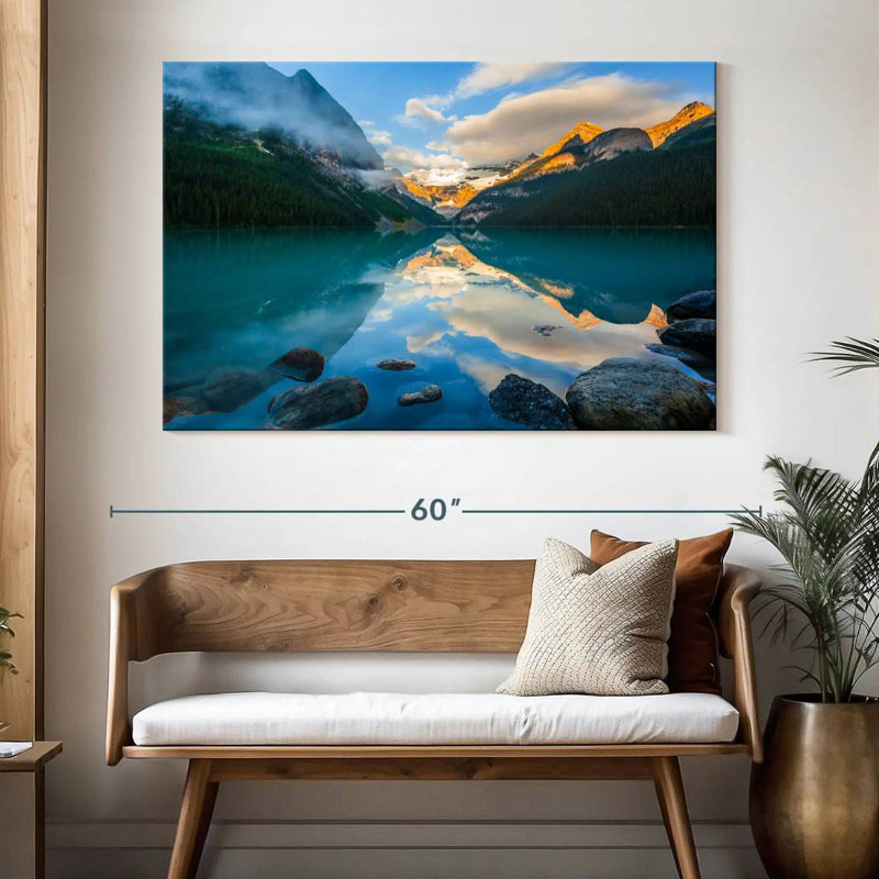 Alvord Lake Louise Reflections, H 34 po x l 51 po