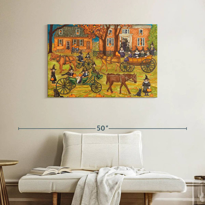 Witches Night Out, 26" H x 39" W