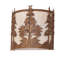 2 - Light Flush Mounted Sconce