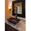 20" Rectangular Vessel Hand Hammered Copper Sink