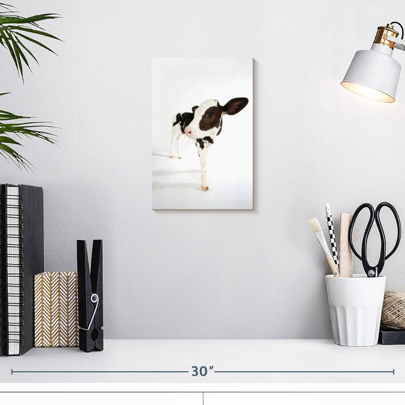 Charmante vache Brampt, H 12 po x l 8 po