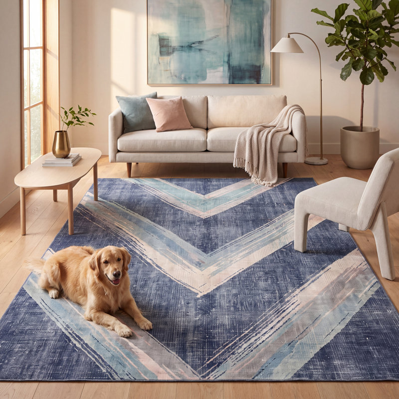 Tapis d'extérieur Cloudbank Modern, Rectangle 6 pi 11 po x 10 pi 10 po