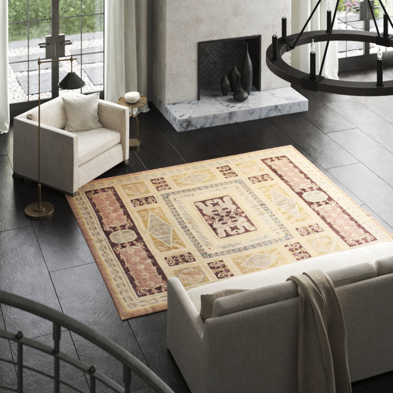 Aubusson One-of-a-Kind 7'9" X 9'1" Area Rug