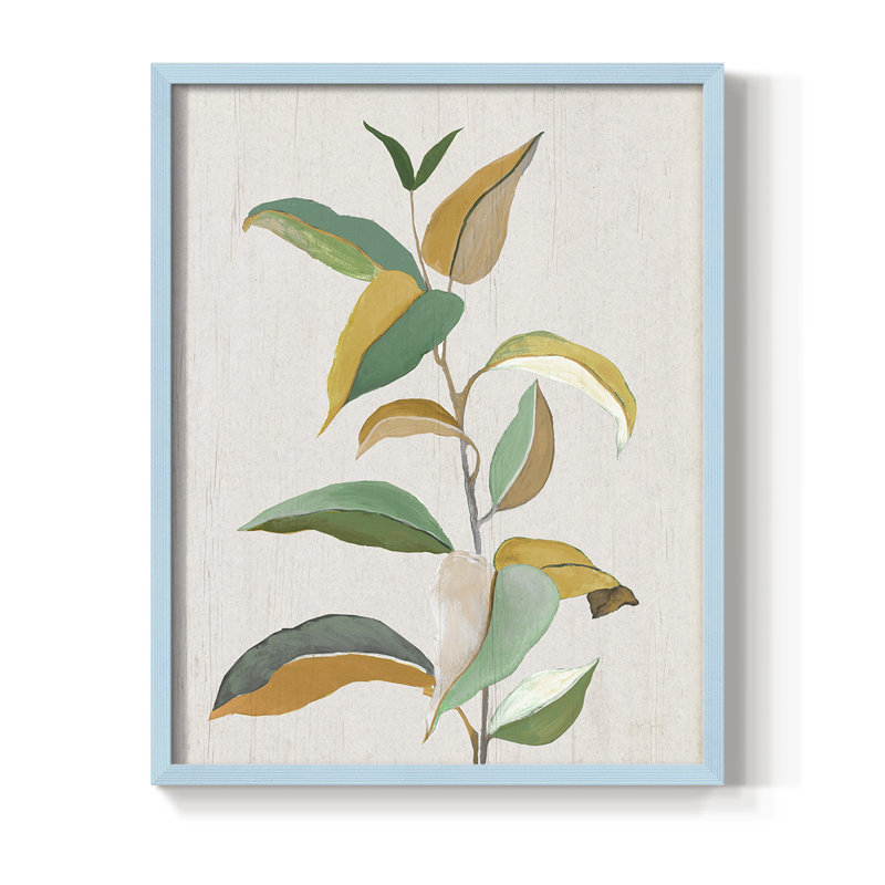 Touched with Sage I, reproduction encadrée - bois massif, H 30 po x l 24 po, Bleu