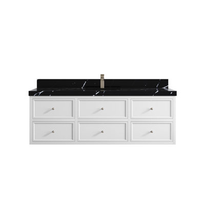 Roswell Floating 60'' Single Bathroom Vanity with Top