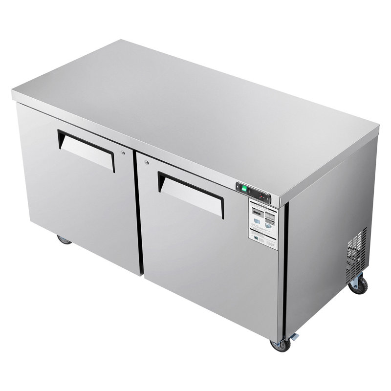 Porte de table commerciale en acier inoxydable 60 po