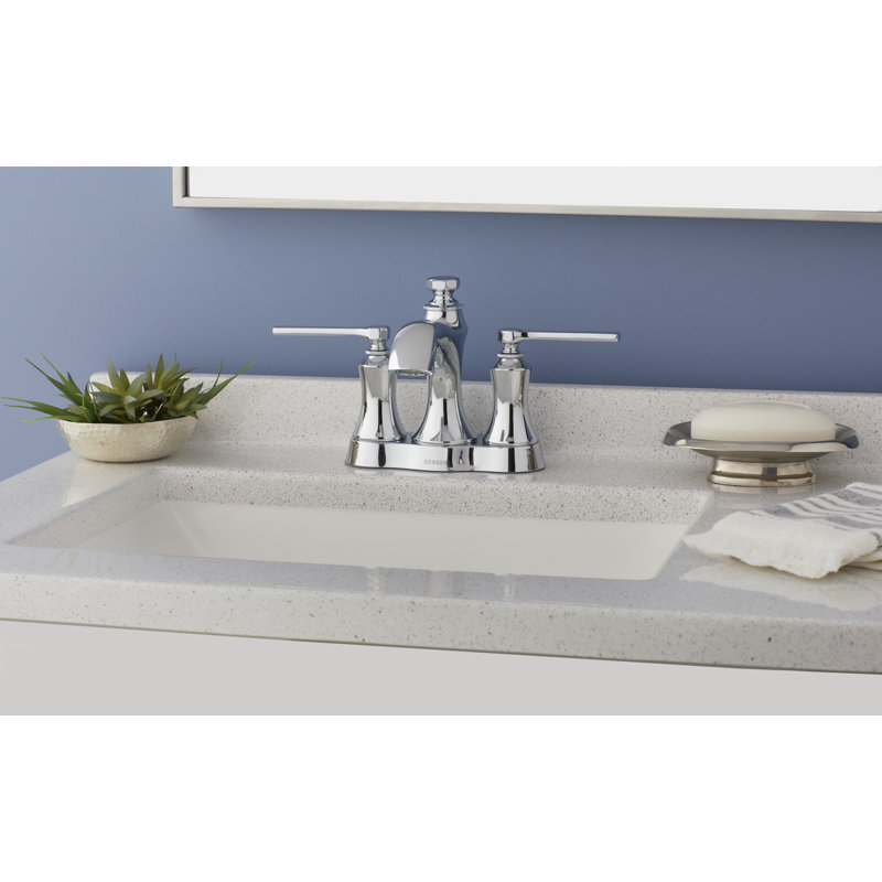 Draper Centerset Bathroom Faucet with Drain Assembly, Chrome