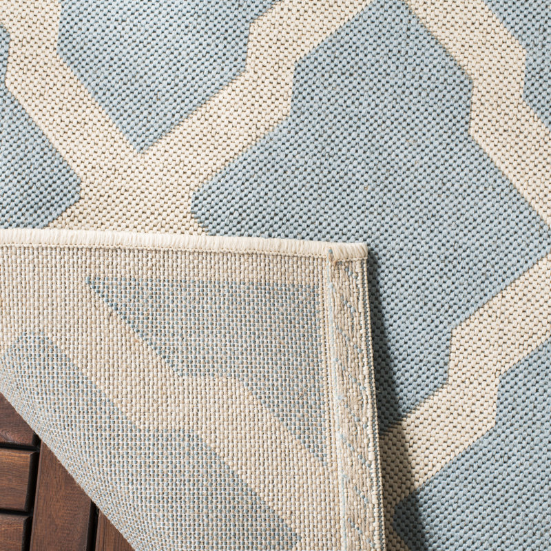 Tapis d'intérieur / extérieur à motif géométrique Adler, Rectangle 4 pi x 6 pi