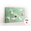 Malonna Magnetic Cork Corkboard / Bulletin Board Bulletin Board