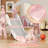 GLAF 53.1'' W Plastic Freestanding Slide-101232229