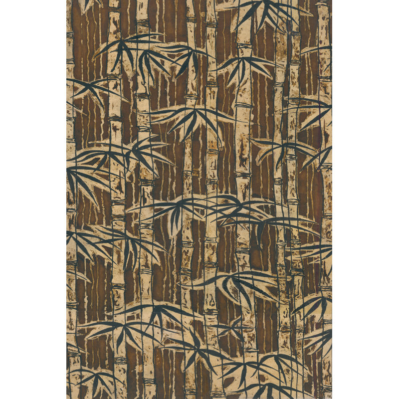 Bamboo Design II - Wrapped Canvas Painting, 30cm H x 20cm W