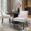 Chaise d'appoint rembourrée en velours côtelé Demarrion-1828228482