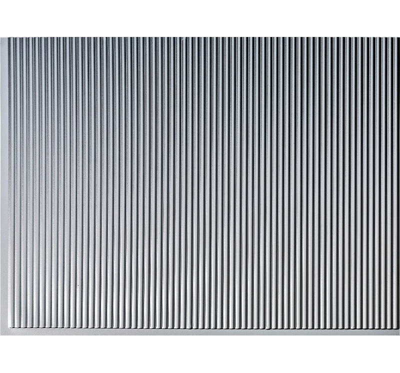Carrelage mural en PVC 18 po x 24 po, Argenté