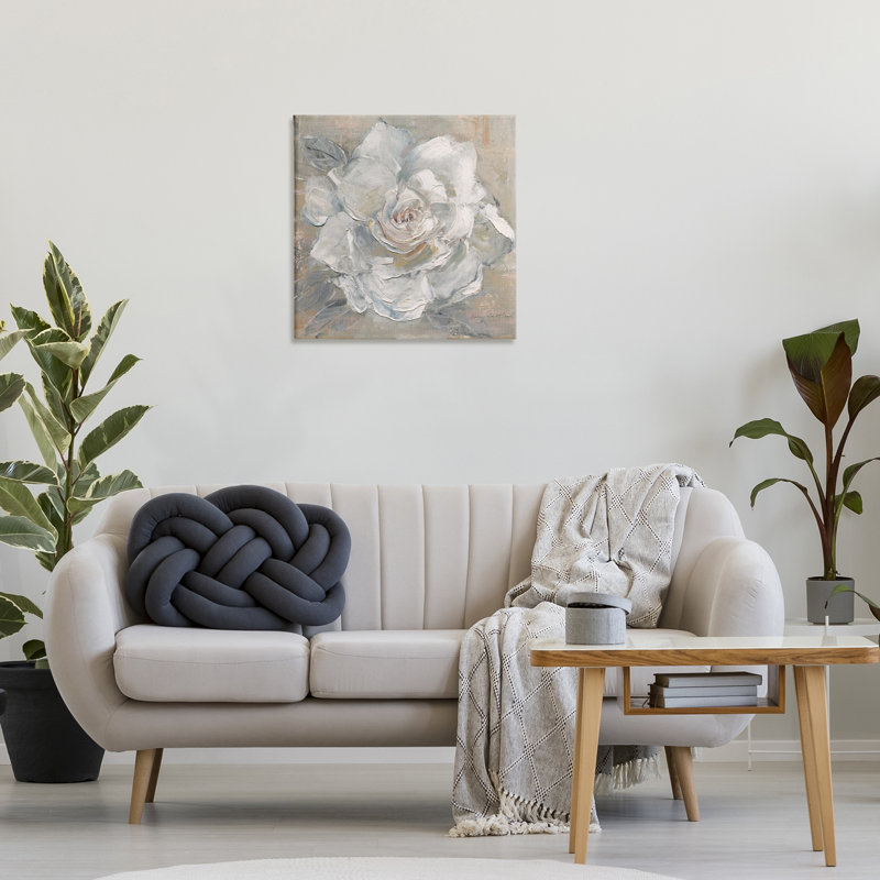 «Paint Streak Rose» par Sally Swatland, H 24 po x l 24 po